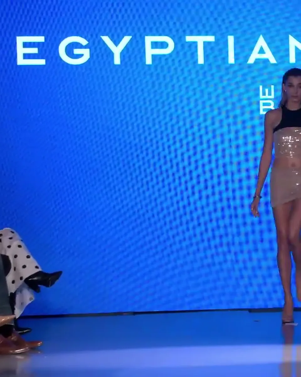 EGYPTIAN BLUE runway collection look 1