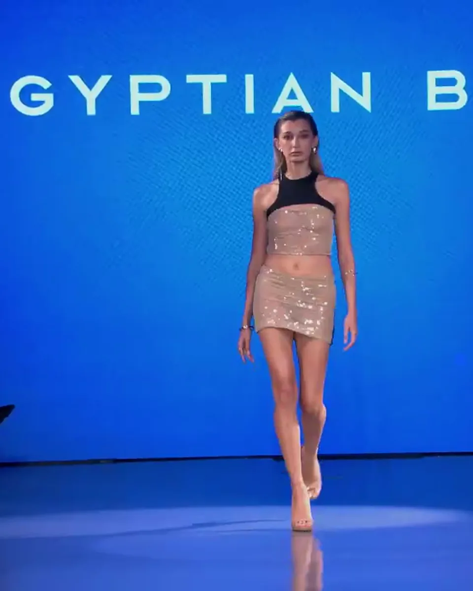EGYPTIAN BLUE runway collection look 2
